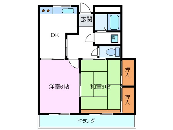 リトルキャッスルの物件間取画像